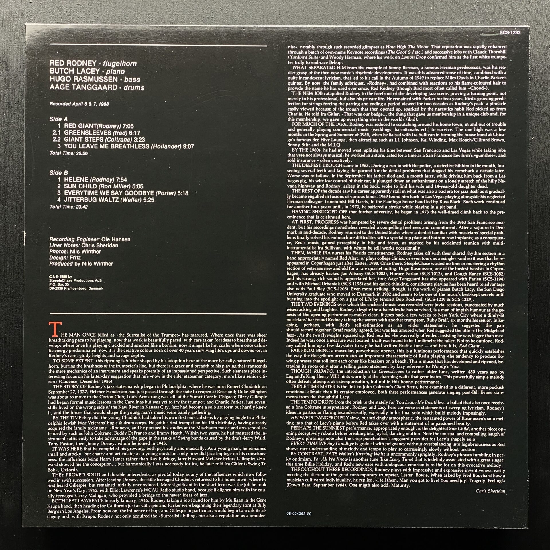 Red Rodney Quartet – Red Giant (2)