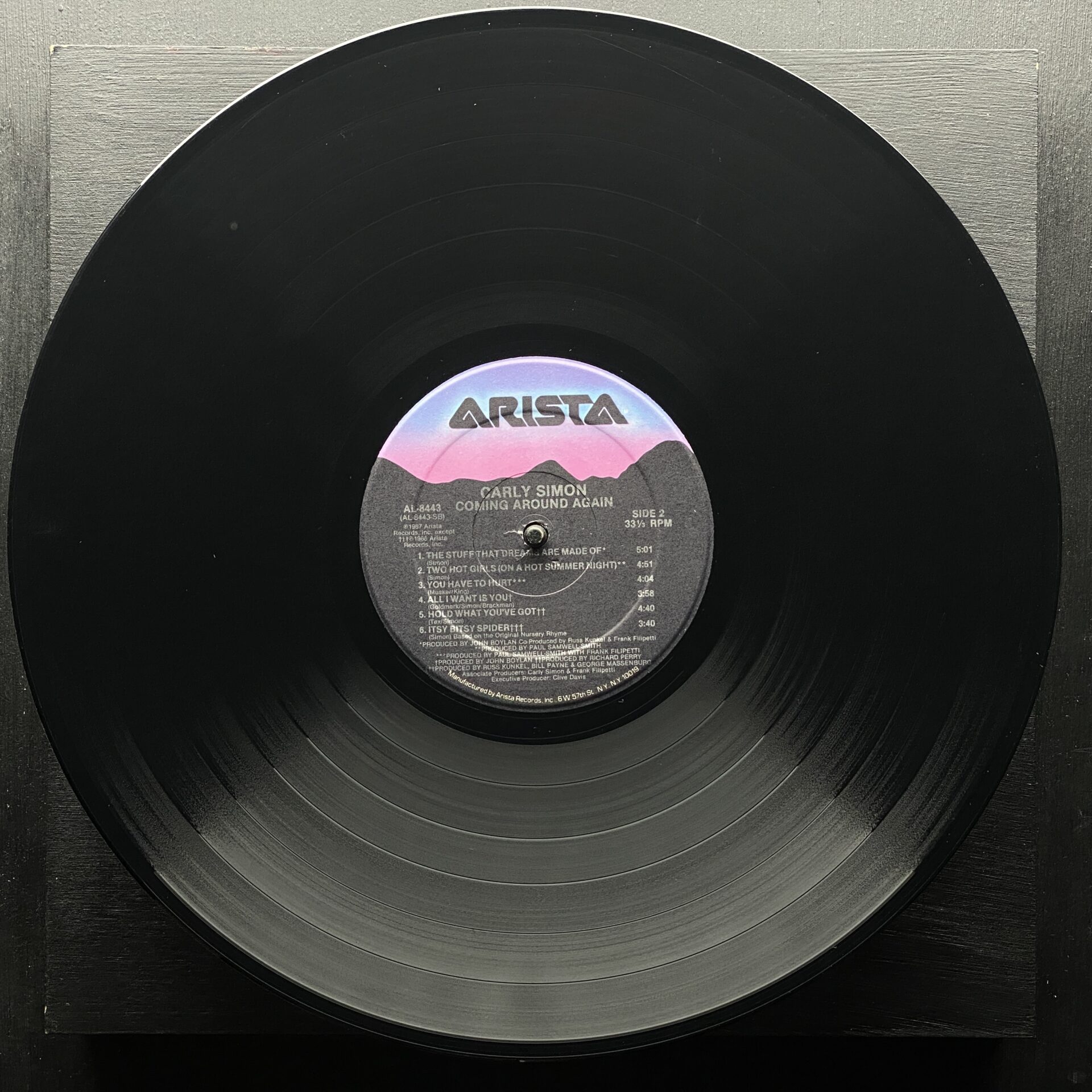 Carly Simon – Coming Around Again "Signed" (3)