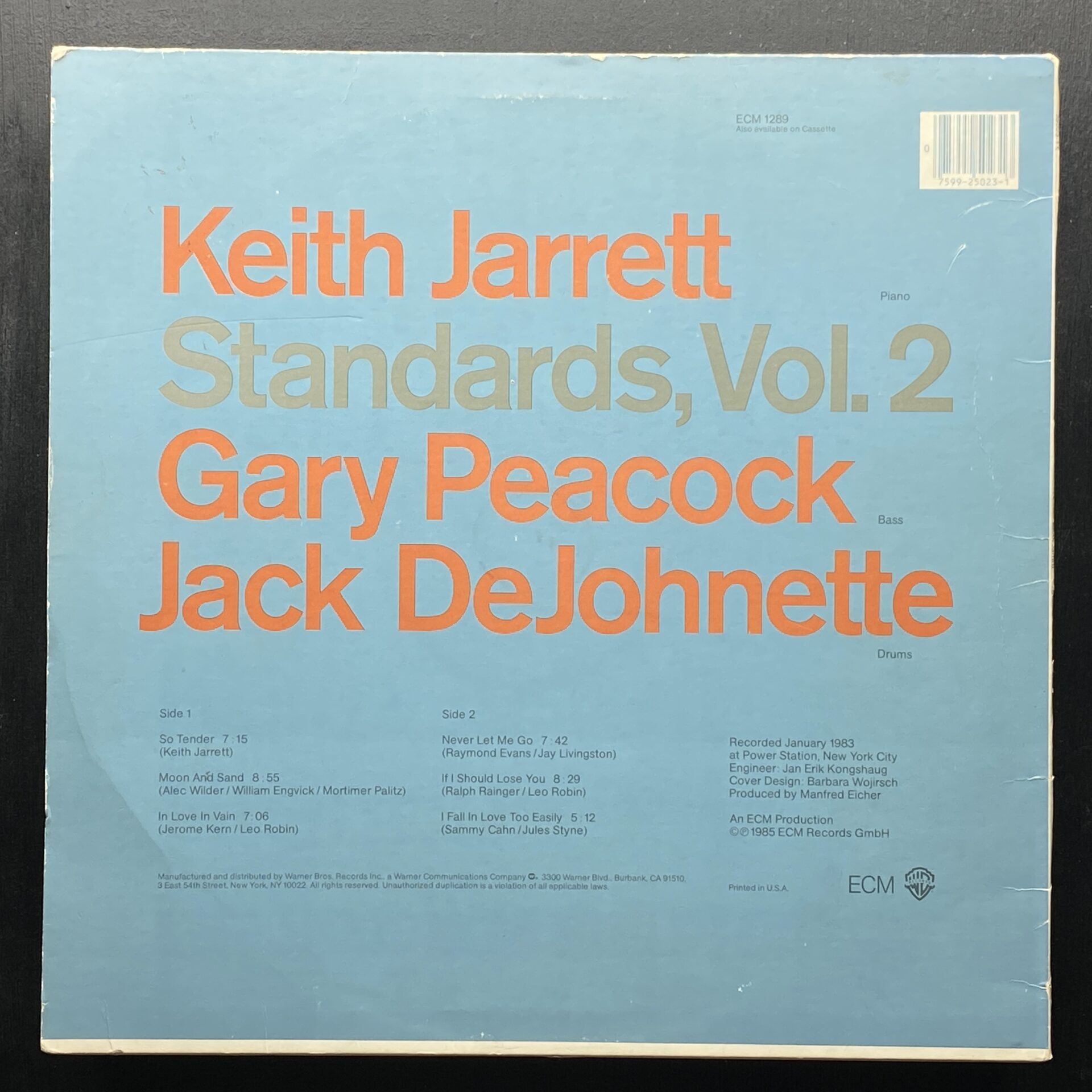 Keith Jarrett, Gary Peacock, Jack DeJohnette – Standards, Vol. 2 (2)
