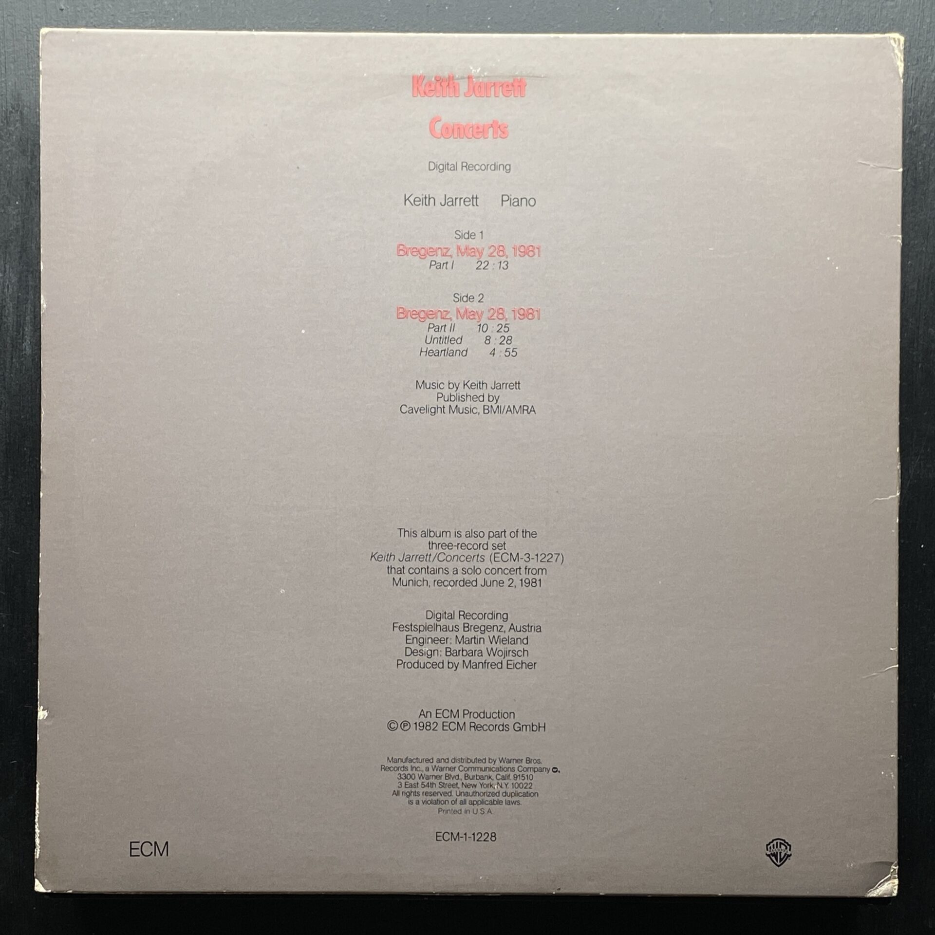 Keith Jarrett – Concerts (2)