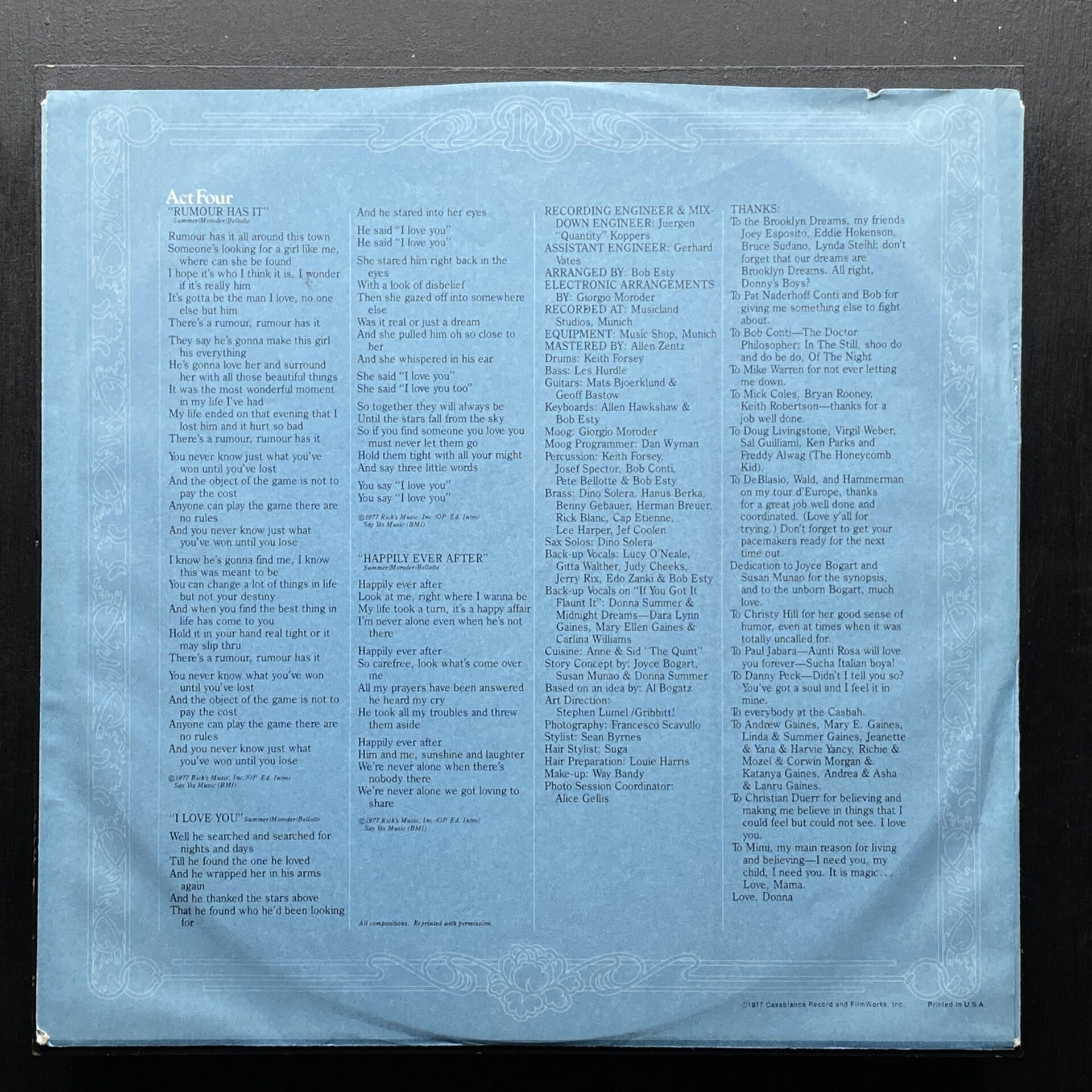 Donna Summer – Once Upon A Time... (6)